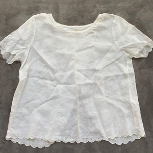 J. Crew linen summer top